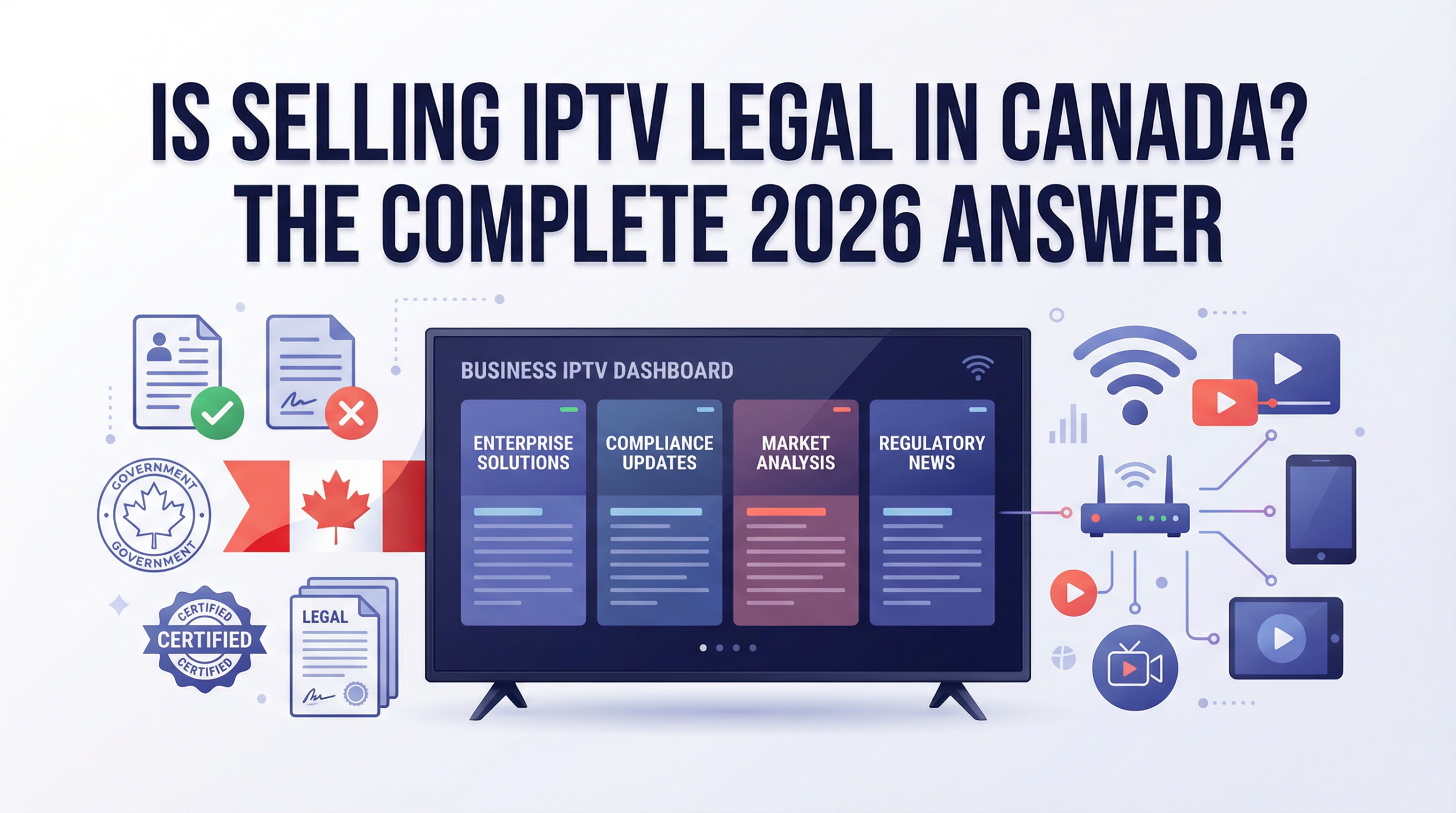 Is Selling IPTV Legal in Canada? The Complete 2026 Answer